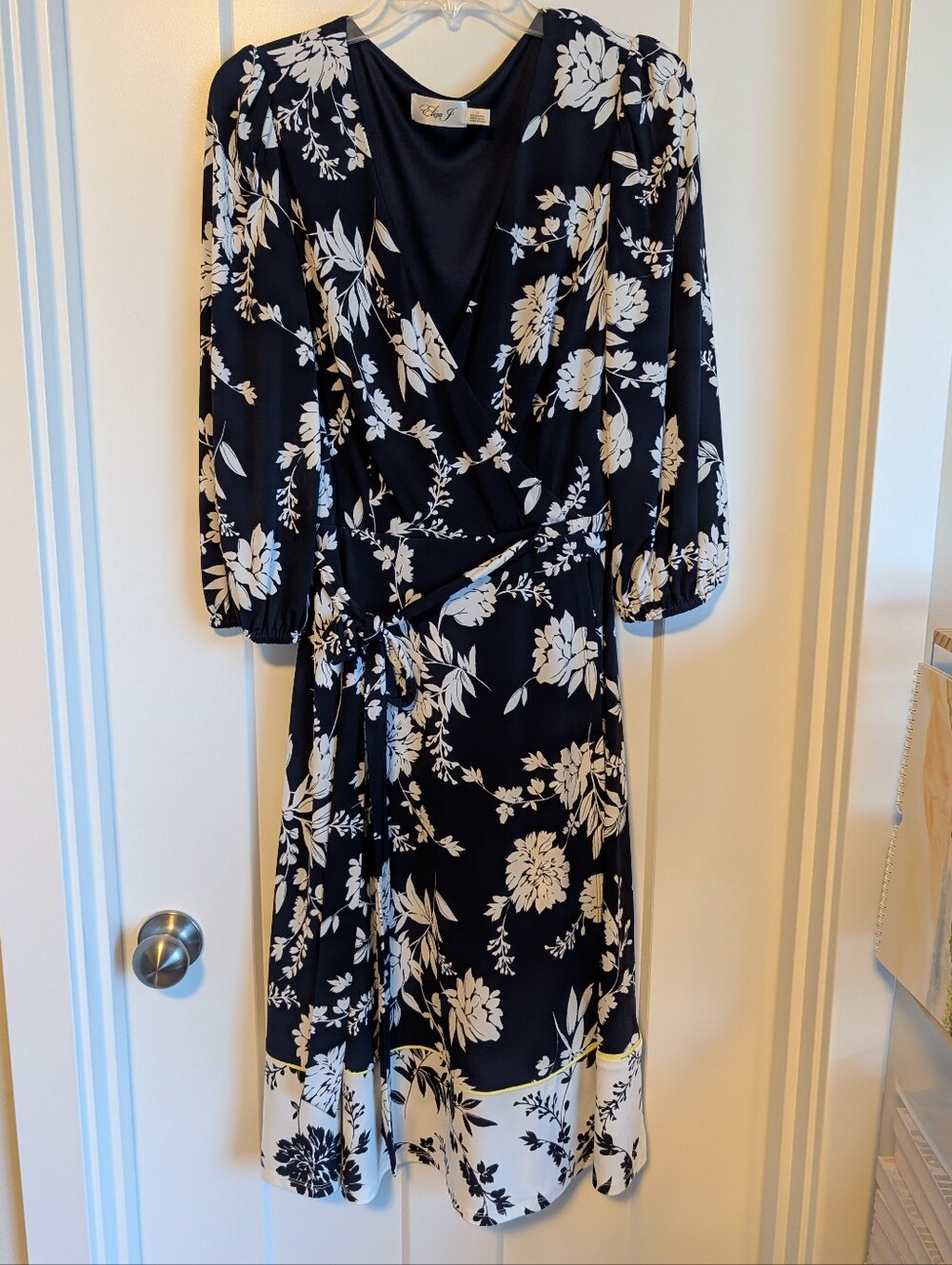 Eliza J Floral faux Wrap Dress Size 10